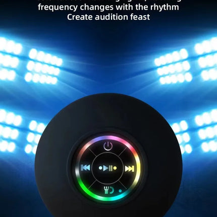 Xiaomi Mini Bluetooth Speaker Shower Subwoofer Waterproof Handsfree Loudspeaker With Suction Cup Mic For Bathroom Pool Beach Car