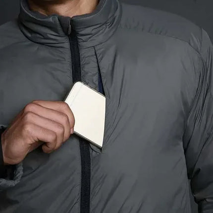 Winter Outdoor Jackets Men Parkas Warm Lightweight Tactics Causal Jacket Heat Reflective Windproof Hiking Coat Windbreaker