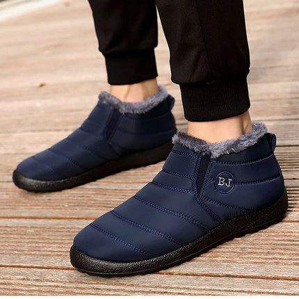 Men Sneakers Keep Warm Winter Sneakers For Couple Winter Shoes Men Casual Sneaker Chaussure Hommes Lightweight Fur Shoes Loafers