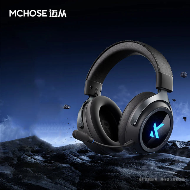 New MCHOSE X9 Wireless Gaming Headphones 7.1 X9 Wireless Bluetooth Earphones Fps With Microphone Esports Custom Headphones Gifts