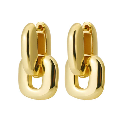 Gold Color Earrings Exaggerate Style Fashion Personalized Jewelry Exquisite Holiday Gifts Celebrity Same