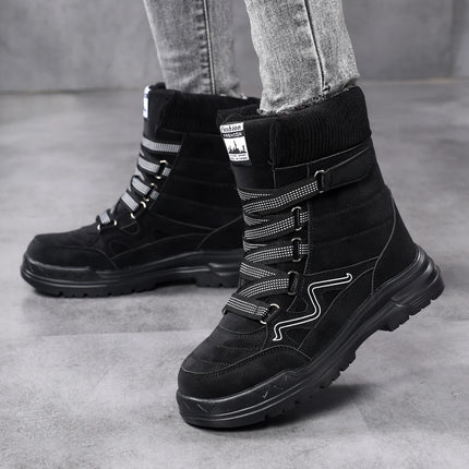 New winter women's boots: waterproof snow boots with cotton, warm, fashionable and comfortable cotton shoes for women