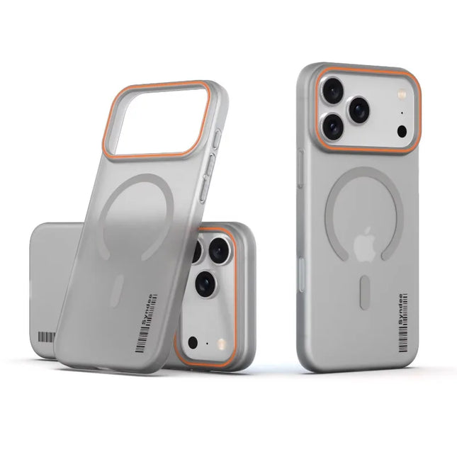 Luxury Translucent Matte Magnetic Phone Case For iPhone 17 Magsafe Wireless Charging Anti-Drop Protect Cover