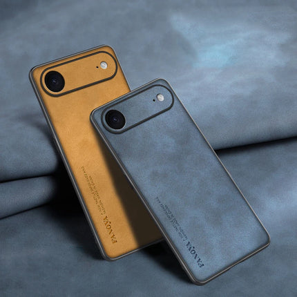 For iPhone 17 Air Skin Feel Shockproof Matte Leather Case Soft Back Cover Funda For iPhone 17 Air Pro Max Protector
