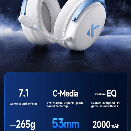 Mchose V9 Pro Gaming Headset Overhead Wireless Bluetooth Computer Gaming Headphones With Microphone Portable Audio Video Devices