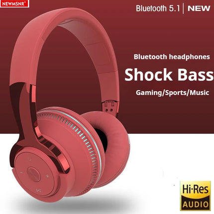 Super Bass Gaming Headsets RGB Lights Effect Wireless Bluetooth Headphones HIFI Sound Noise Reduction Gamer Earphones in HD Mic