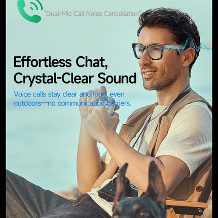 4K AI Smart Glasses 8MP HD Camera Video Bluetooth Call Intelligent Translation 270mAh Battery Voice Assistant Music Sunglasses