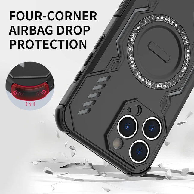 Tough Armor Heat Dissipation Phone Case For iPhone 17  Cover Magnetic Shockproof Shell Cases