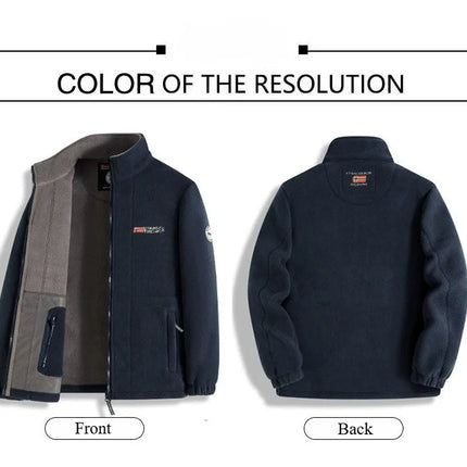 Men Winter Jacket New Arrival Polar Fleece Outwear Thick Fleece Lined Outdoor Man Autumn Jacket Coat