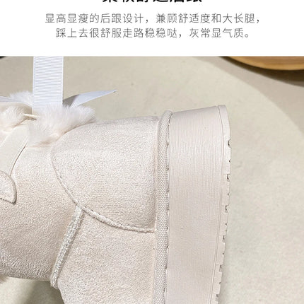 Winter Women Shoes Fashion High Top Cotton Shoes Plush Warm Snow Boots Winter Boots for Women Outdoor Non Slip Platform Boot