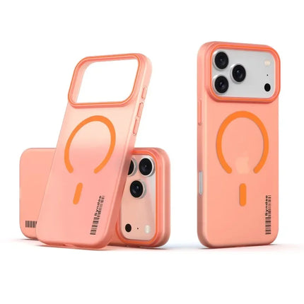 Luxury Translucent Matte Magnetic Phone Case For iPhone 17 Magsafe Wireless Charging Anti-Drop Protect Cover