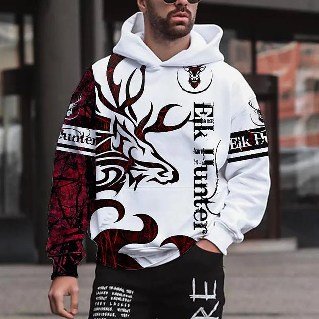 Men's Hoodie for Men Dragon Graphic 3D Print sweatshirts outdoors Pullover clothing Daily Fashion Autumn oversized Long Sleeve