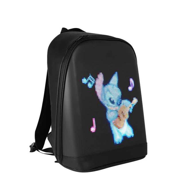 New Loy-S Led Motorcycle Backpack Luminous Display Screen Waterproof Diy Pattern Remote Operation Motorcycle Riding Backpack