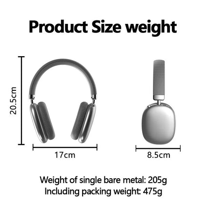 Original Over-Ear Wireless Bluetooth Headphones Noise Cancelling Microphone Gaming Head  Mounted Earphones Supports TF Card