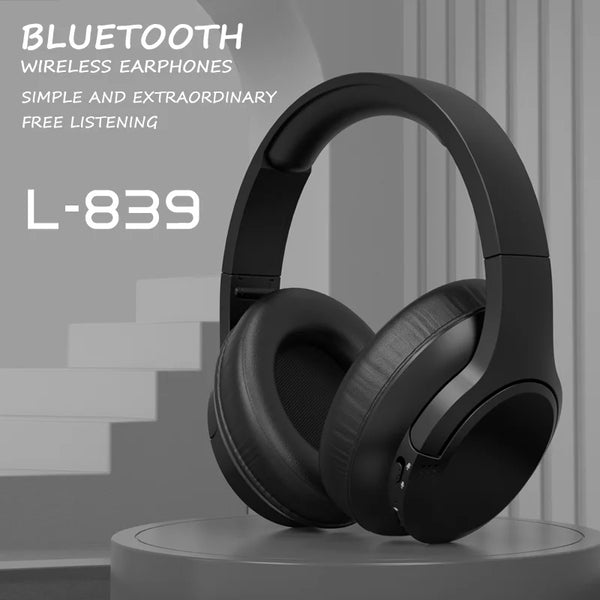 LDON L839 Bluetooth 5.3 Earphones Headphones Foldable Gaming Headset Sport Headphone with Mic Music Earbuds