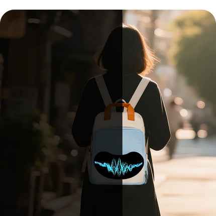 LED Display backpack woman multimedia backpack Travel Bags DIY Smart backpack School Bags fashion backpacks Waterproof Gift