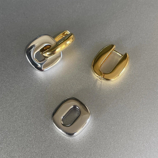 Gold Color Earrings Exaggerate Style Fashion Personalized Jewelry Exquisite Holiday Gifts Celebrity Same